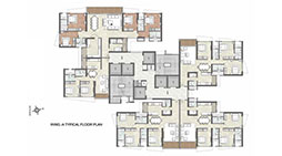 Kalpataru Radiance wing A typical floor plan